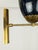 Italian Adjustable Sconce in Black Aluminum and Brass, 1950s For Sale - Image 11 of 12