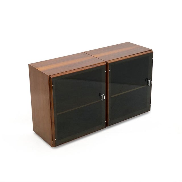 Mid-Century Modern Modular Sideboard by Vittorio Introini for Saporiti, 1970s, Set of 2 For Sale - Image 3 of 13