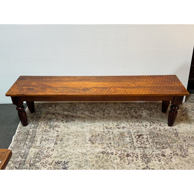 Design Plus Gallery presents the Sourav Bench from World Market. The bench has a rustic appeal with its dark solid wood...