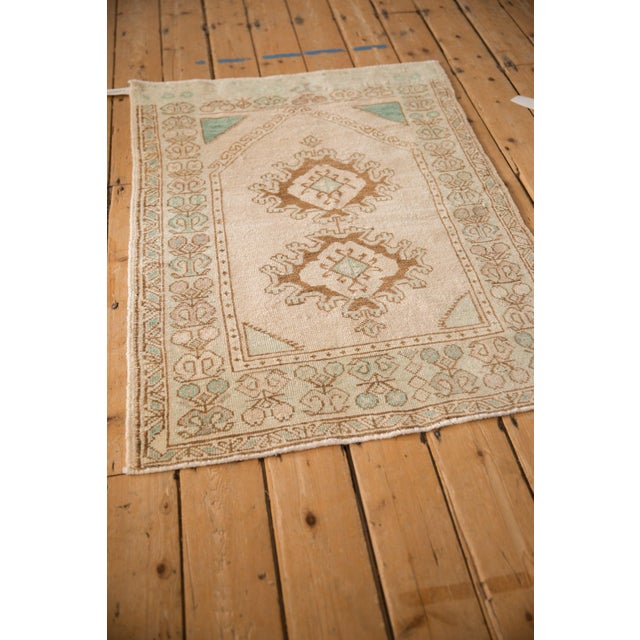 Vintage Distressed Oushak Rug - 2'11" x 4'3" For Sale In New York - Image 6 of 9