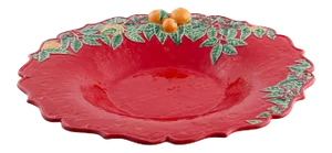 Bordallo Pinheiro Christmas Garland Centerpiece
