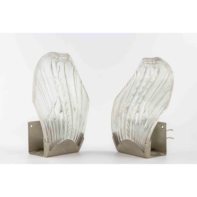French Art Deco Sconces, 1940s, Set of 2 For Sale - Image 6 of 14