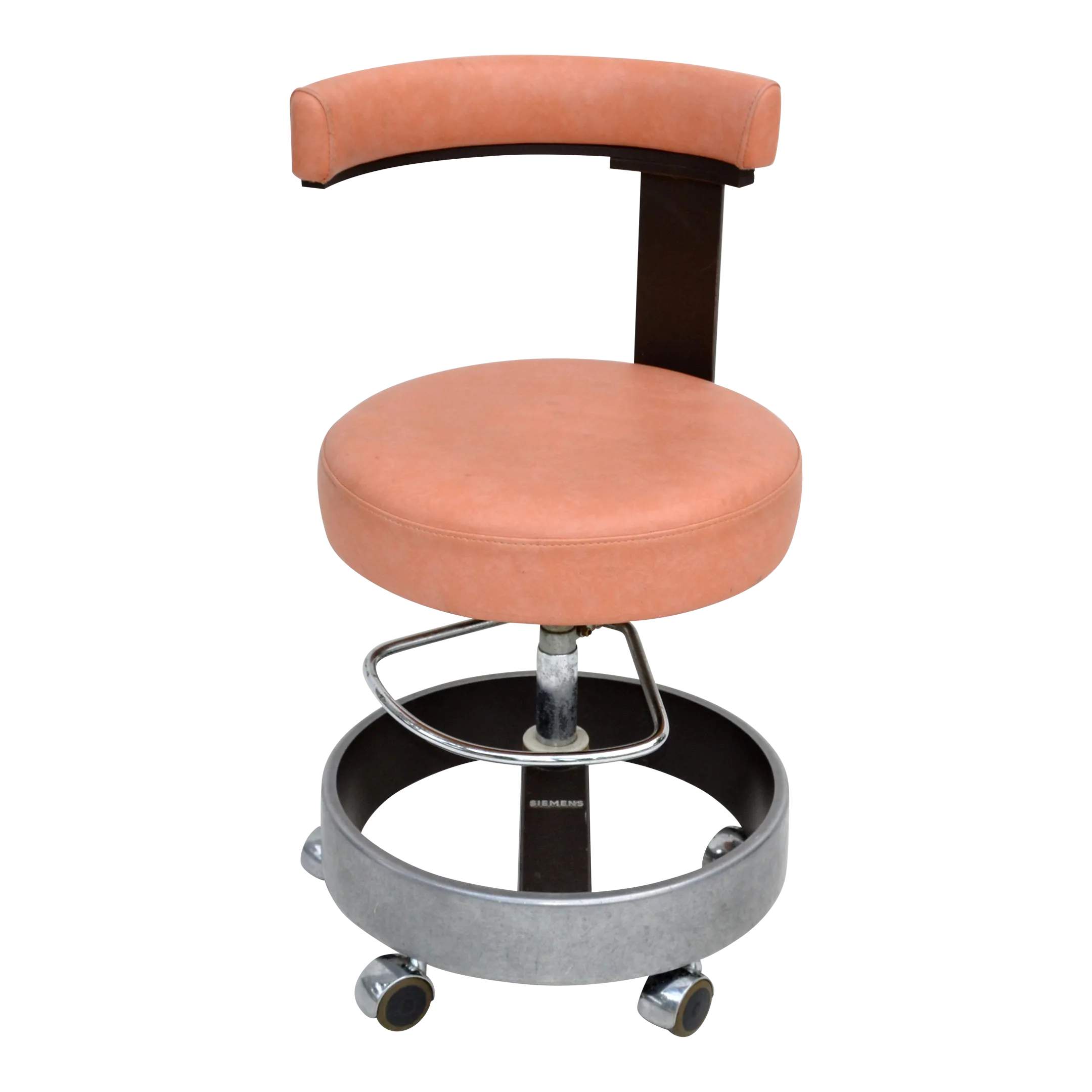 Siemens Vintage Industrial German Office, Dental, Medical Stool