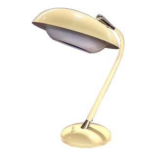 Italian 1950s Enameled Desk/Table Lamp For Sale