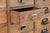 Antique 60-Drawer Solid Oak Apothecary Cabinet | Ventura County Workshop Cabinet For Sale In Los Angeles - Image 6 of 18