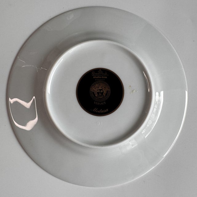Rosenthal Medusa Bread and Butter Plate by Versace for Rosenthal, 1994 For Sale - Image 4 of 7