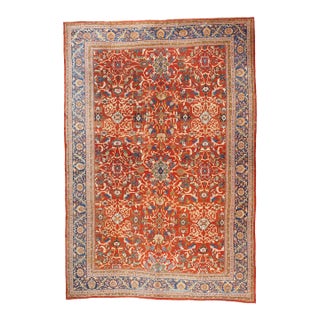 Late 19th Century Persian Sultanabad Rug, 14'05 X 21'00 For Sale