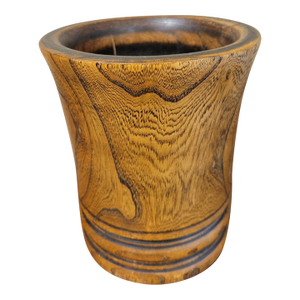 Chinese Hua'li Wood Brush Holder/Pot