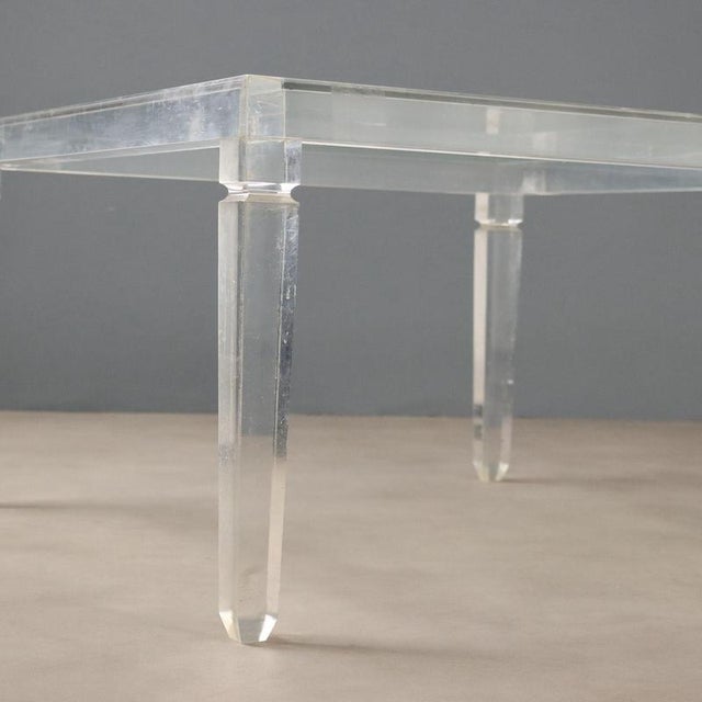 Vintage Coffee Table in Plastic and Glass, Italy, 1990s For Sale - Image 6 of 9