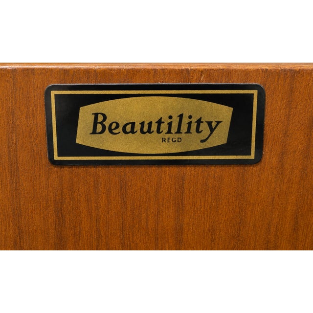 Rare Mid Century Modern Danish Teak Credenza / Media Stand, C. 1960's For Sale - Image 15 of 16