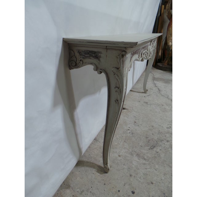 1910s Swedish Rococo Console Table For Sale - Image 5 of 11