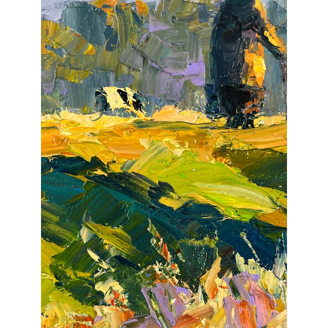 2020s Oil Painting Evening on the Road Serdyuk Boris Petrovich For Sale - Image 5 of 11