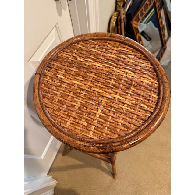 Vintage Tall Bamboo Stand For Sale - Image 10 of 10