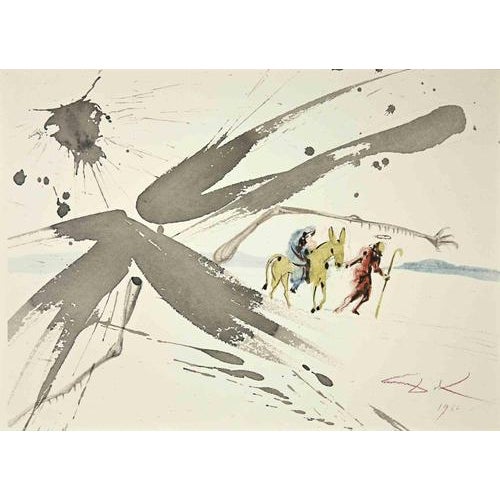 AEG, I Called My Son Out of Egypt, 1964, Lithograph For Sale - Image 4 of 4