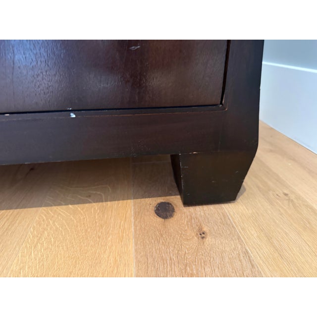 1990s Barbara Barry Tuxedo Nightstands, 2 Pieces For Sale - Image 11 of 13