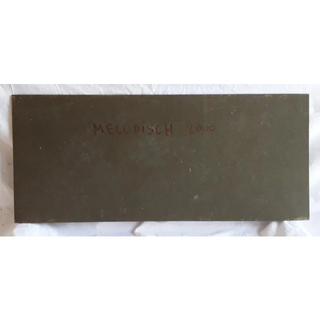 Norbert Louis, Melodisch 2000, 2005, Tempera on Cardboard, in Very Good conditions. Designed from 2000 This piece has an...