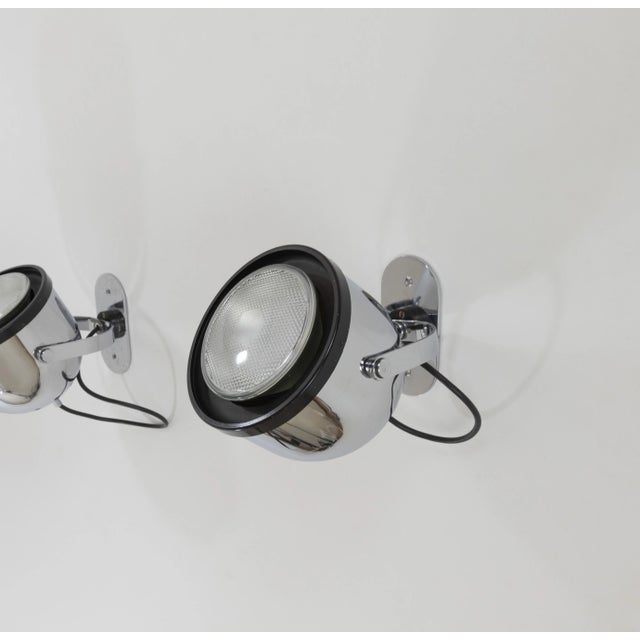 Stilnovo Wall Lamps by Gae Aulenti and Livio Castiglioni for Stilnovo, 1970s, Set of 2 For Sale - Image 4 of 8