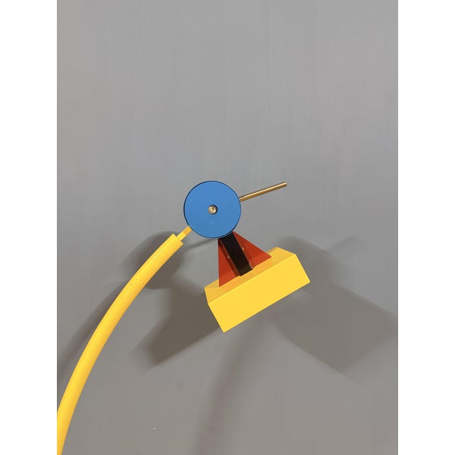 This lamp's composition is a perfect balance of basic geometric shapes that create a powerful visual impact, yet retain a...