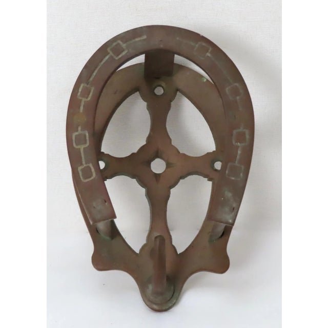 This is a Great Looking Classic Equestrian Style Wall Mount Horse Tack Rack. Circa Late 19th to Early 20th Century. This...