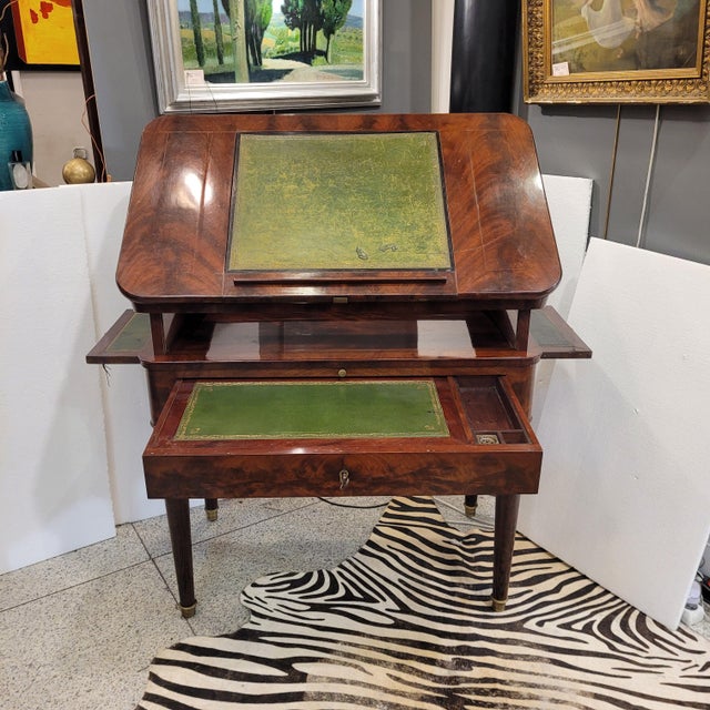 Louis XVI French à La Tronchin Architects Table For Sale - Image 16 of 18