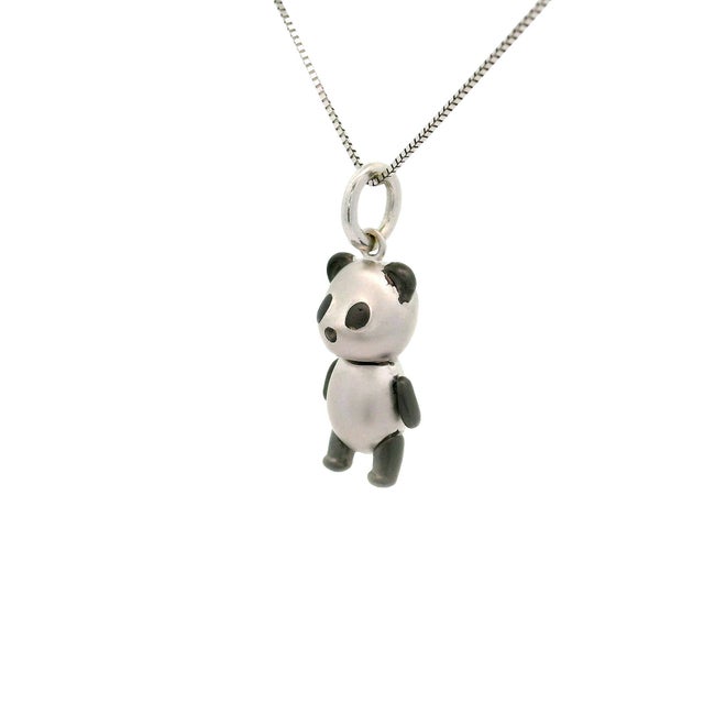 Early 21st Century Cute Panda 18k Gold Pendant Necklace For Sale - Image 5 of 5