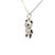 Early 21st Century Cute Panda 18k Gold Pendant Necklace For Sale - Image 5 of 5