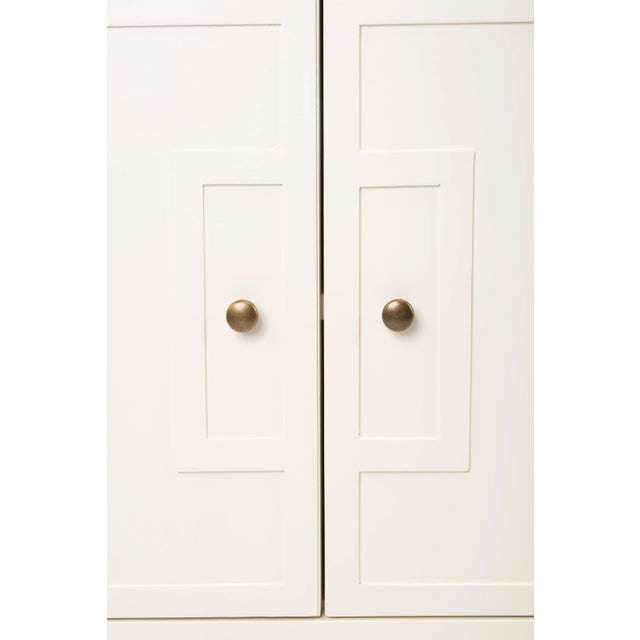 White Imperial Accent Cabinet, White For Sale - Image 8 of 9
