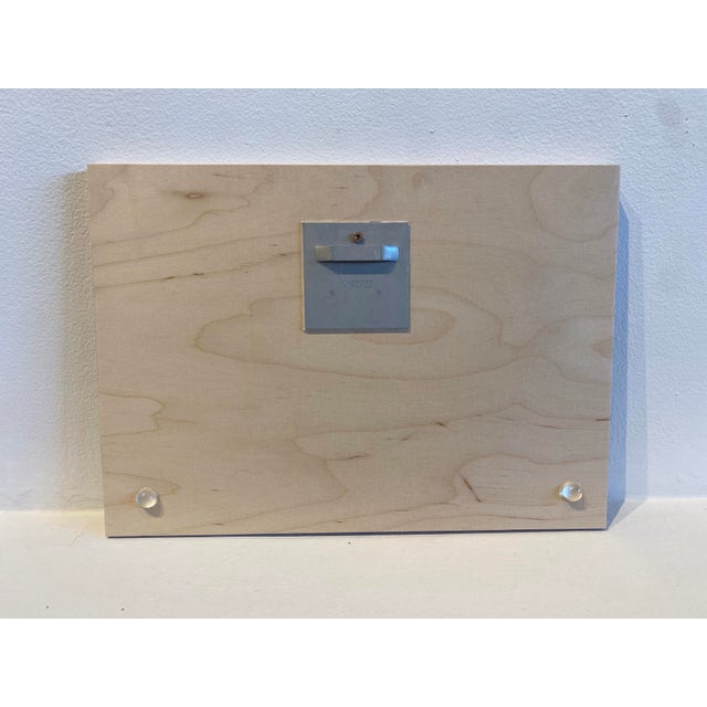 Contemporary Contemporary Geometric Architectural Grid Painting by Franz Betz For Sale - Image 3 of 4