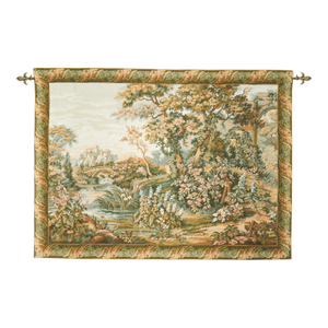 The Bridge Loom Woven Tapestry - 82 X 112 Cm (2′8" × 3′8") - Requires Rod Size 3