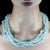 This is a beautiful set of three 33-inch infinity-style beaded necklaces in a refreshing aqua color. Each strand features...