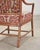 Set of Four McGuire Spindle-Back Rattan Ikat Dining Armchairs For Sale - Image 13 of 18