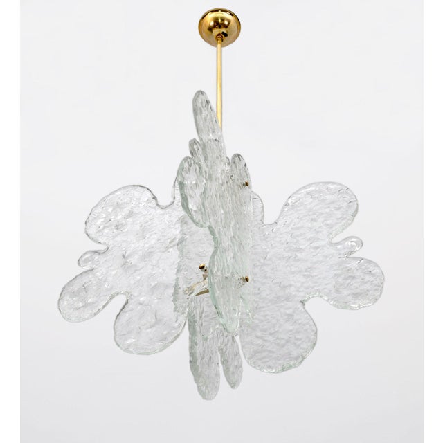 Mid-Century Modern Italian Murano Glass Pendant by Mazzega, 1970s For Sale - Image 6 of 8