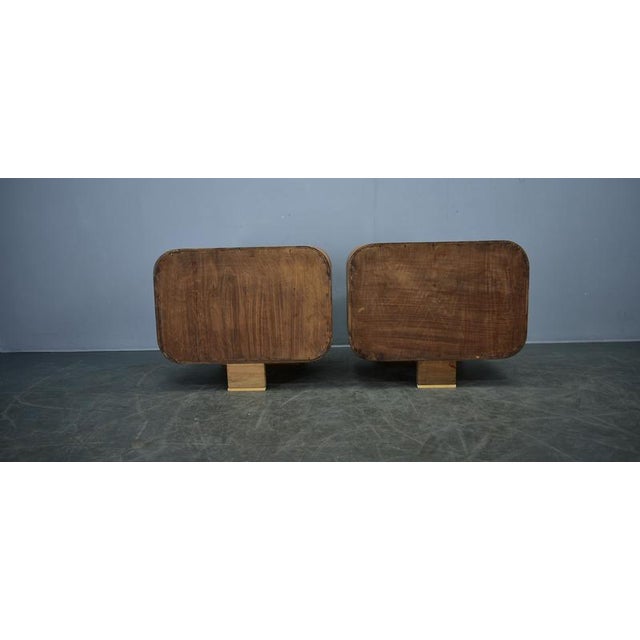Art Deco Bedside Tables, Former Czechoslovakia, 1930s, Set of 2 For Sale - Image 6 of 18