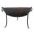 Farmhouse Vintage Iron Kadai Rustic Industrial Fire Bowl For Sale - Image 3 of 8