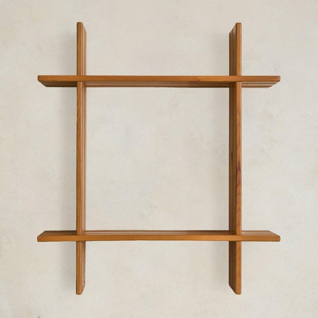 A French “Savoie” shelf by Maison Regain from the 1980s, where simplicity of form becomes the defining gesture....