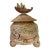 Julius Forzano Ceramic Lidded Vessel Fish For Sale