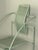 Quinta chair with enameled metal frame and perforated and folded sheet metal seat and back. 1985. I have official proof of...