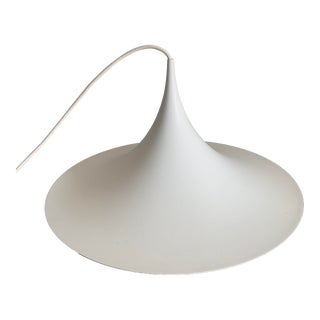 Vintage Ikea Made in Denmark Semi Pendant Ceiling Lamp Minimalist Mid-Century Modern Thorup Bonderup For Sale