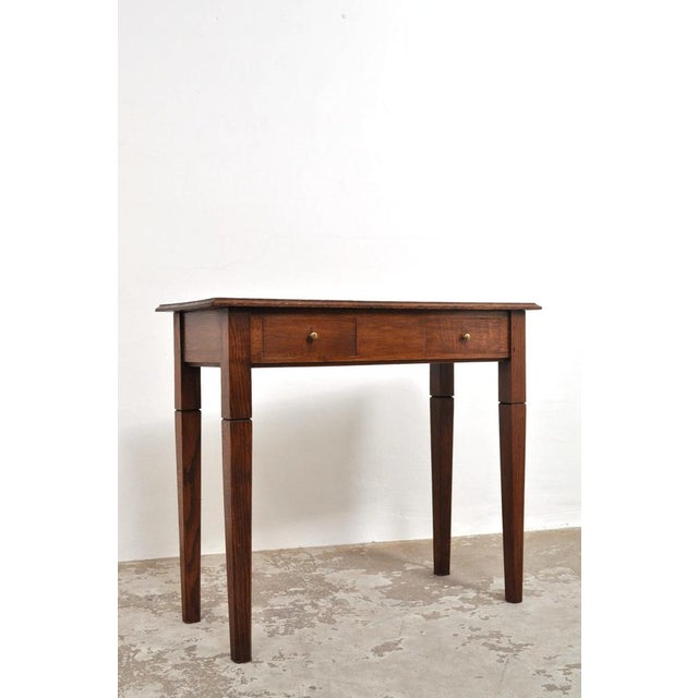 Antique Side Table in Oak, 1900s For Sale - Image 11 of 11