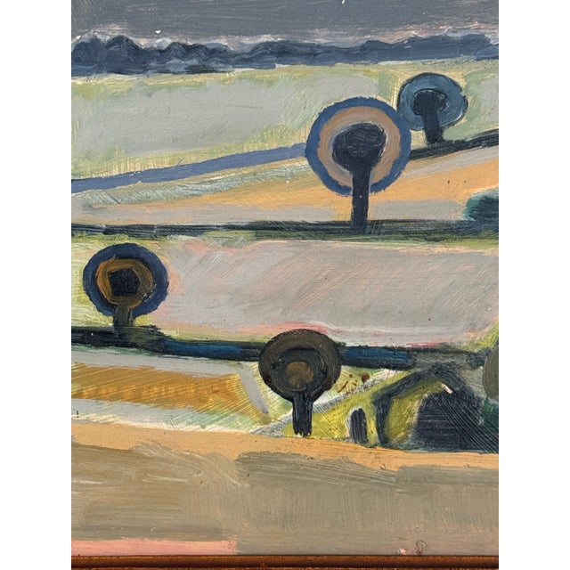 1940s Modernist Abstract Landscape For Sale In Boston - Image 6 of 10