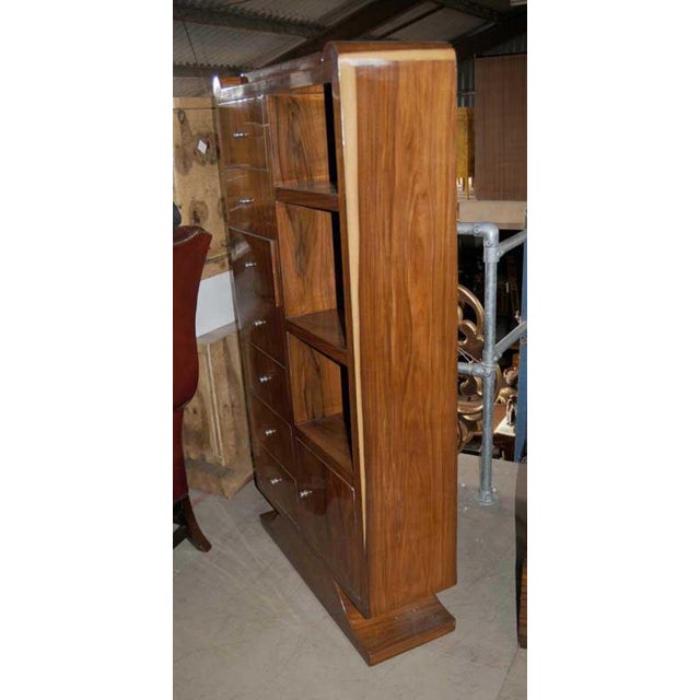 Art Deco Rosewood Bookcase For Sale - Image 3 of 9