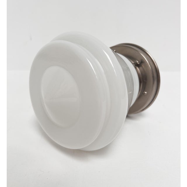 Opal Glass Gispen Ceiling Lamp by Giso, 1960s For Sale - Image 4 of 12