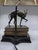 Wood Vintage 1980s Bronze Whippet / Greyhound Dog Standing on Stacked Books Lamp For Sale - Image 7 of 12