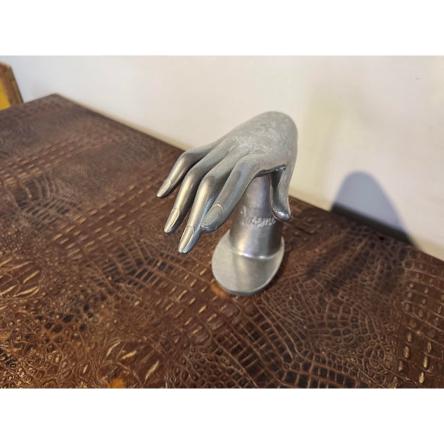 Metal Advertising Hand, 1950s For Sale - Image 6 of 11