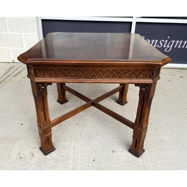 Mid-Century Modern Mid 20th Century Lane Mahogany & Walnut Side Table No. 1247 For Sale - Image 3 of 9