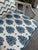 Wood Late 20th Century Painted Bamboo Chair With Nautical Cushion and Lumbar Pillow For Sale - Image 7 of 11