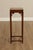 Baker Asian Inspired Pair of Mahogany Pedestal Plant Stands For Sale - Image 9 of 12