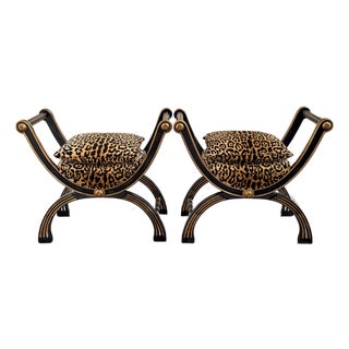 Pair of John Richard Randolph Stools For Sale