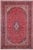 Shabby Chic Persian Kashan Red/Blue Wool Rug - 9'3'' X 13'1'' For Sale - Image 10 of 10