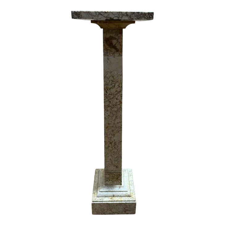Marble Display Column, 20th Century | Chairish